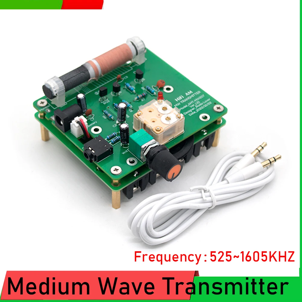 Transmissor de Onda Média 5251605khz Hifi am Experiência mw Modificado Rádio Minério Rádio para fm Transmissor Onda Média