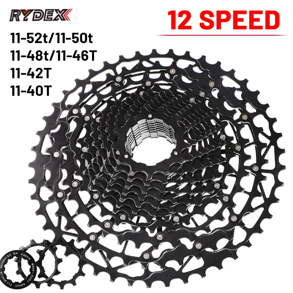 

RYDEX 12 Speed Cassette 11 52t 44t 34 50 52 36 51 Ultra Light 12-speed Cassette Sprocket For Shimano Dura Ace Ultegra Slx Deore