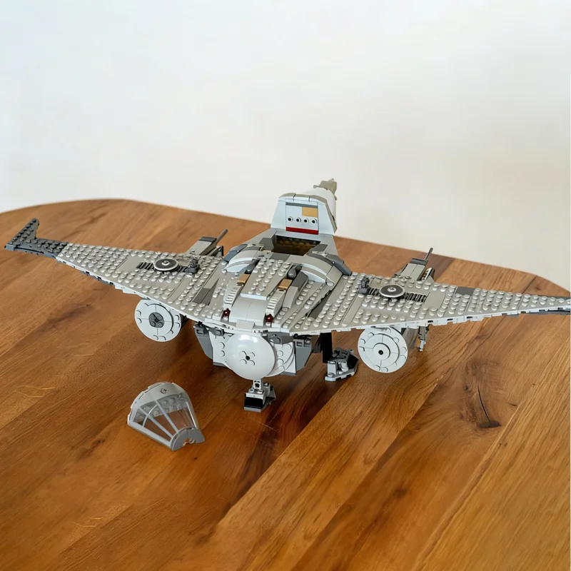 975pcs MOC Padme S J Type Star Skiff Alternate Battle Model Building Blocks Architecture Christmas Gift Toy Education Brick Kids