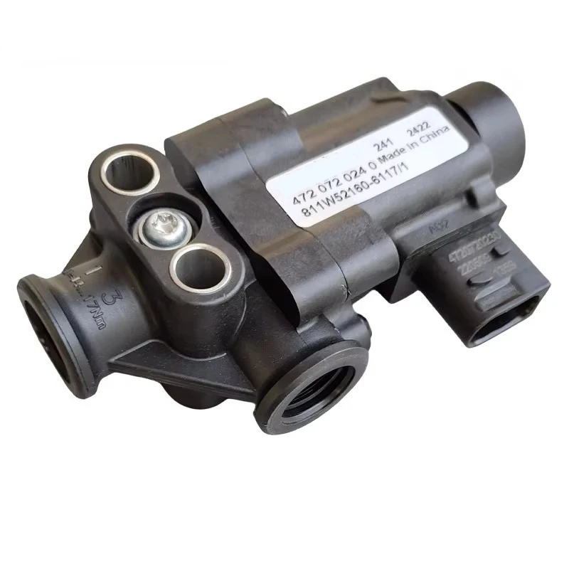 

BEST Exhaust Brake Solenoid Valve for Sinotruk Howo T7H/TX/Haohan/SITRAK C7H | Part No.: 811W52160-6117/1