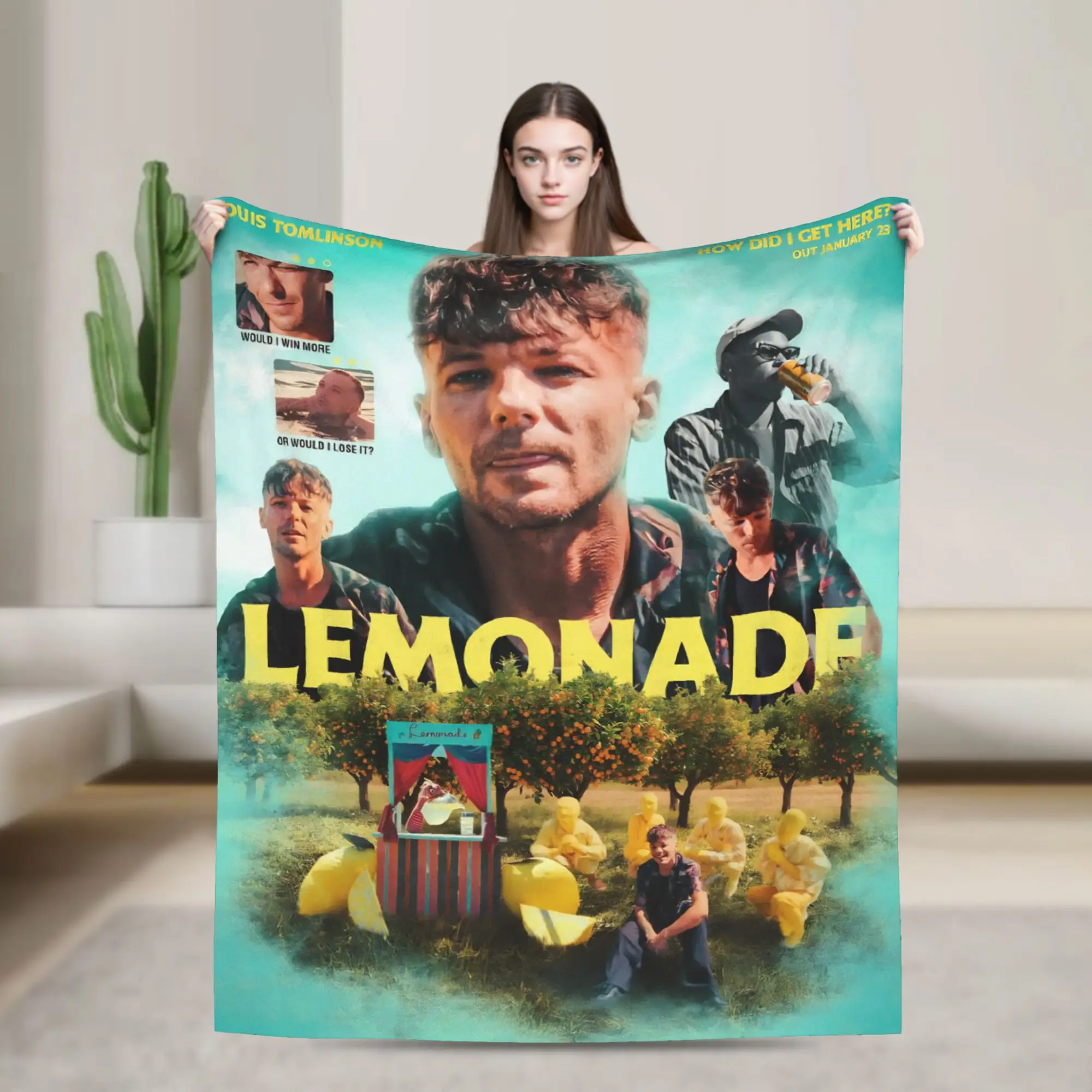 لويس توملينسون عصير الليمون كيف حصلت هنا جولة حول العالم 2026 بطانية الفانيلا لينة الدافئة رمي بطانية لغطاء السرير المفرش #2