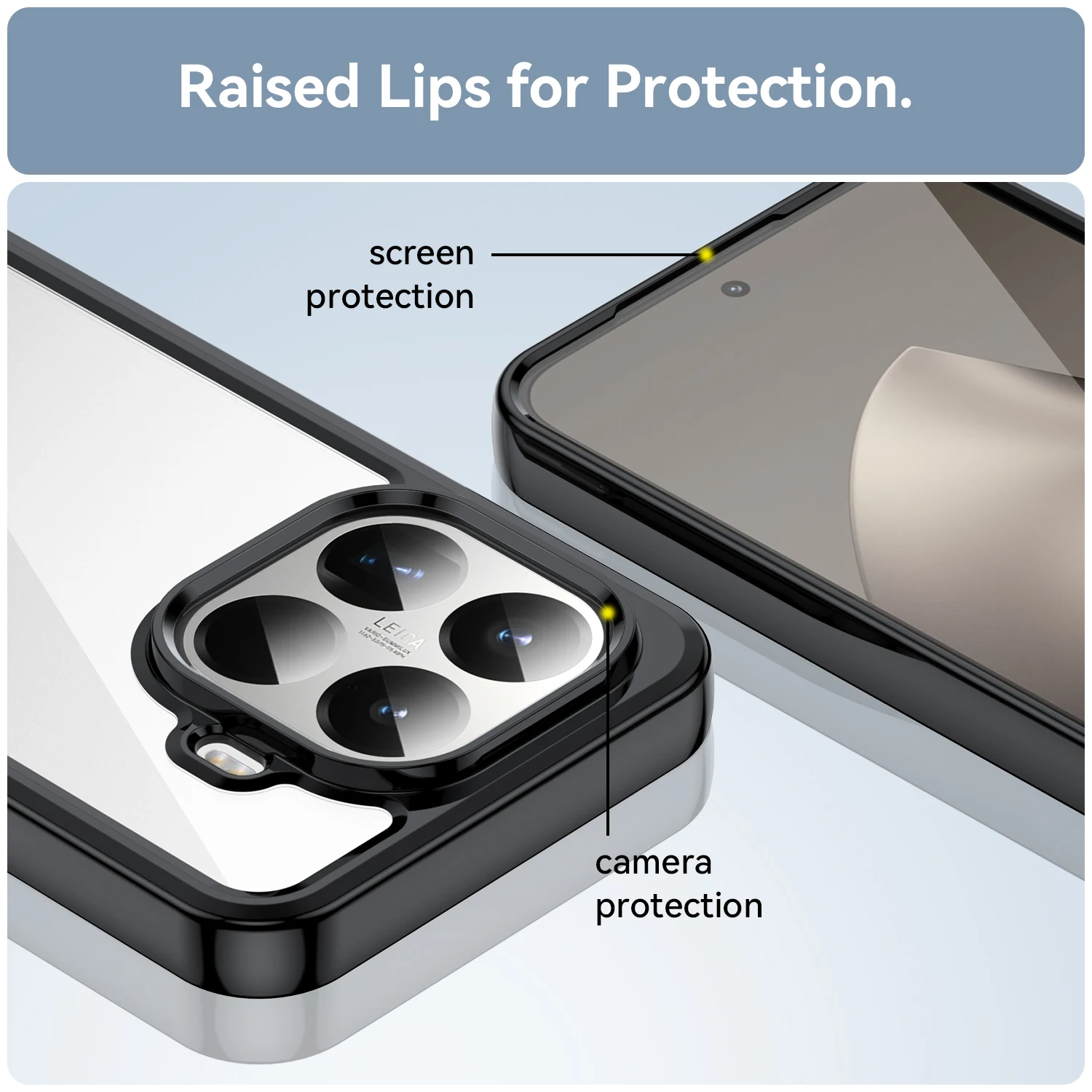 Clear Back Shell Fundas Coque Cover for Xiaomi 15T Pro 5G 14T Xiaomi15t Mi 15t Mi15t Cell Phone Case