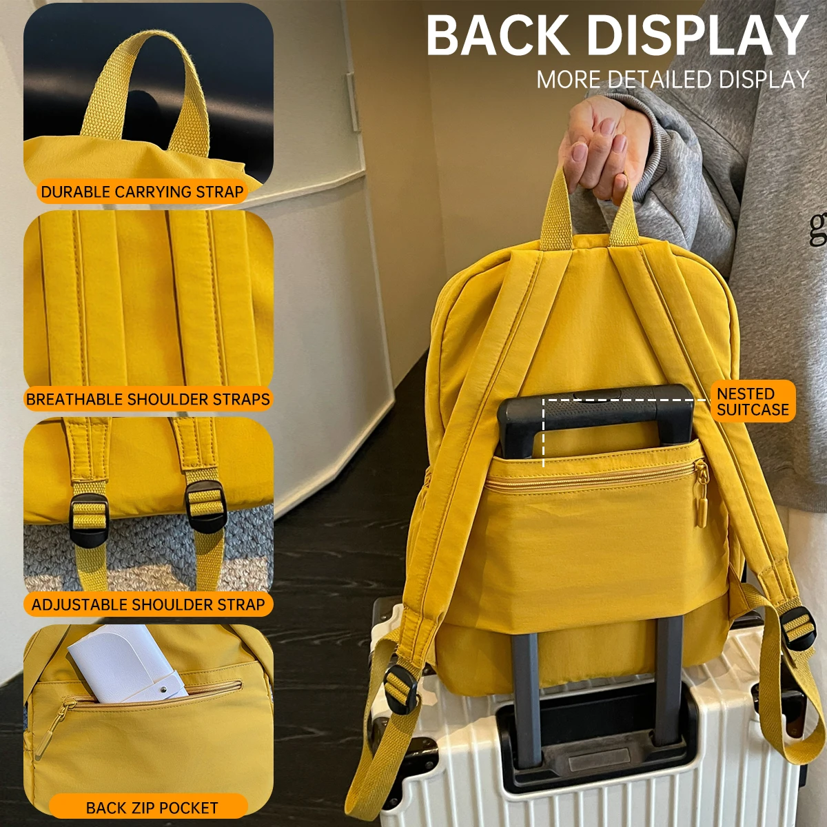 Cross-Border New Style Backpacks for Men, Casual Computer Bags, Casual Large-Capacity Travel Bags, College Student Bags Wholesale