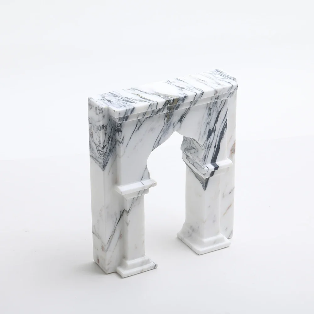 

'for Home Decor 2024 Best Supplier Home Products Minimalist Travertine Marble Stone Dome Sculpture Modern Interior Sculptures