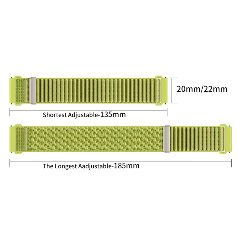 Nylon-Schlaufenband für COROS PACE 4 3 2/APEX 4/APEX Pro Armband für COROS APEX 2 Pro 46mm 42mm Armband 20mm 22mm Uhrenarmband – Detail 4