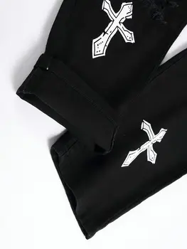 10 best sales Calça jeans com fivela falsa - №3