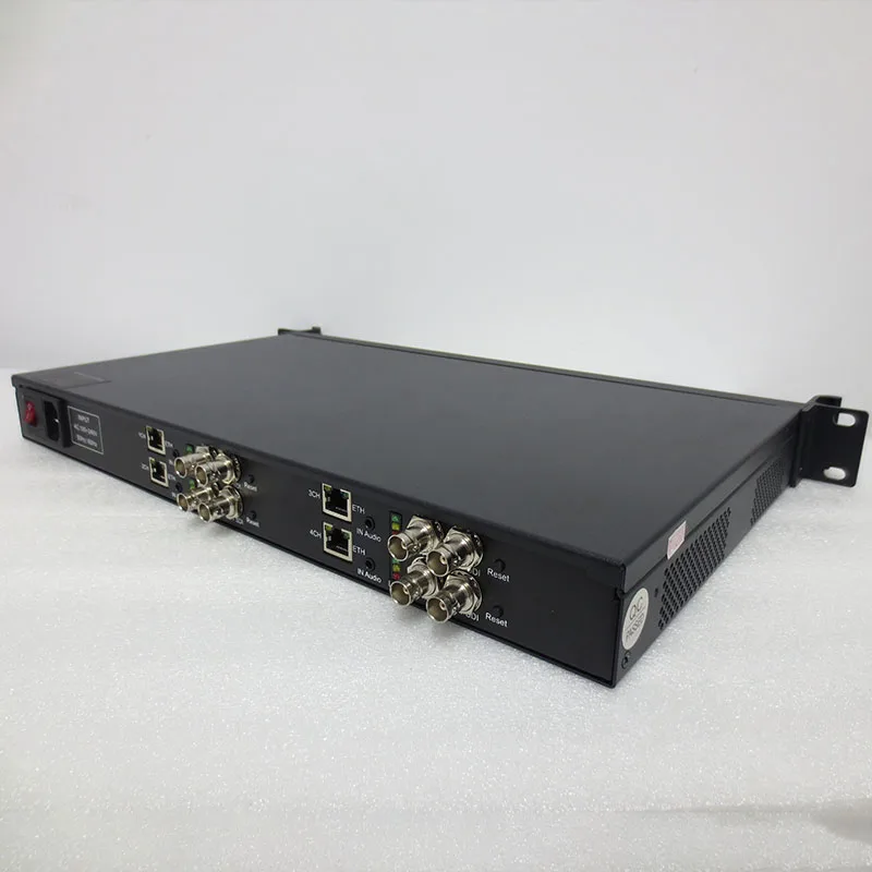 Codificador fluindo video da rede, 4 Ch, HD, SDI, 4 Lan