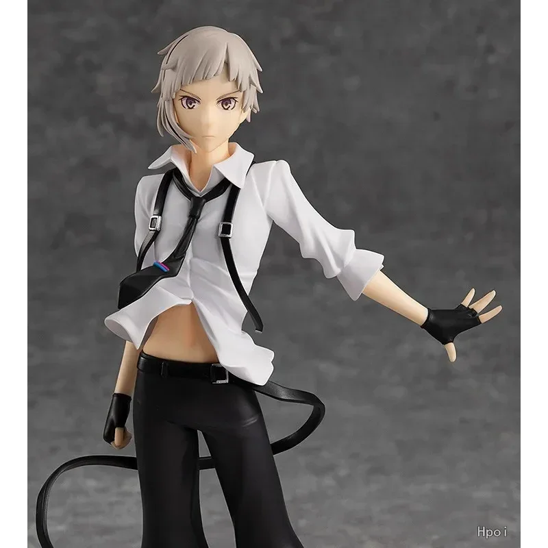 100% Original GSC POP UP PARADE Nakajima Atsushi Anime Figure Bungo Stray Dogs PVC 16cm Collectible Model Dolls Statuette Gift