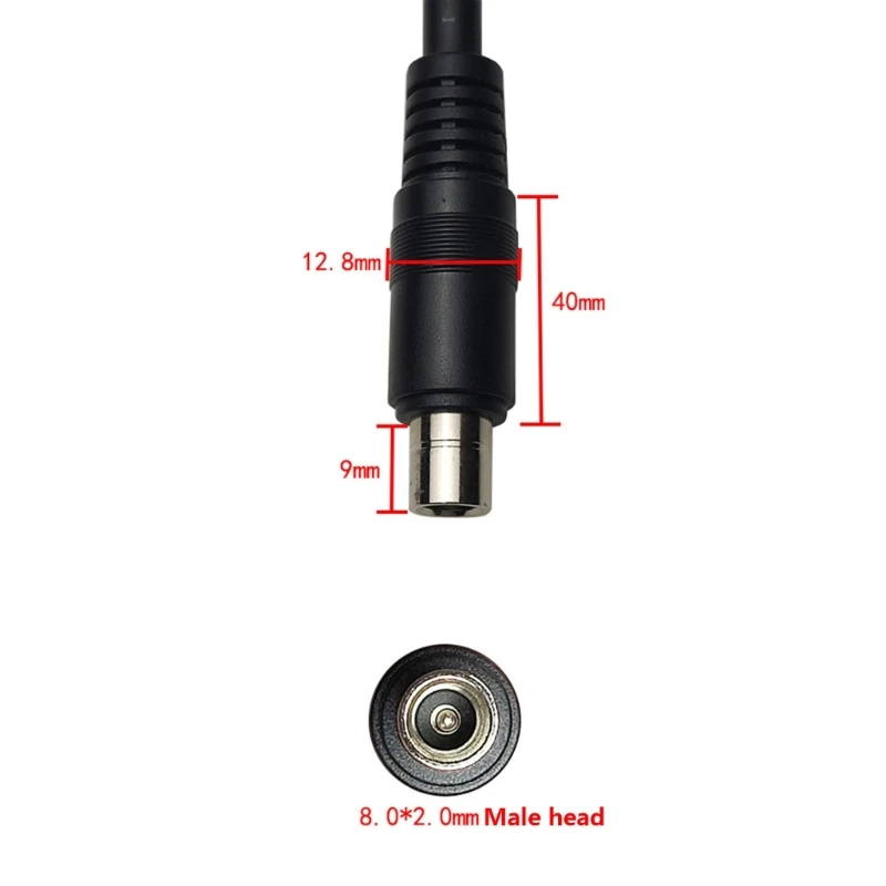 

Power Adapter Extension Cord DC5521 Female To DC8020 Male For Various Use