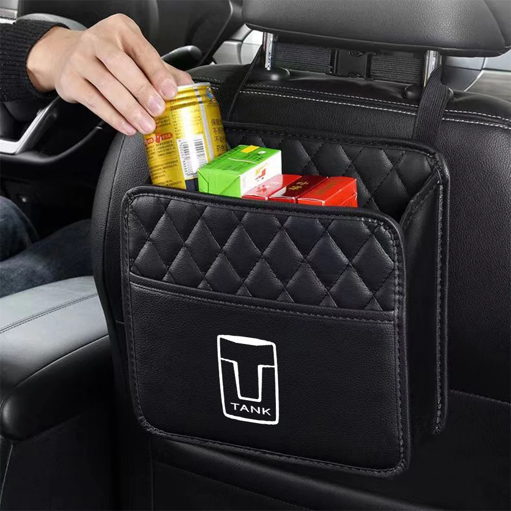 For Great Wall TANK 300 500 2022 2023 Auto Accessories Car Seat Back Storage Bag Multi-function Pocket Box