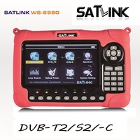 Satlink WS-6980 DVB-S2/C/T2 h.265 hevc 10bit meter with Fiber Optic tester ST 6980
