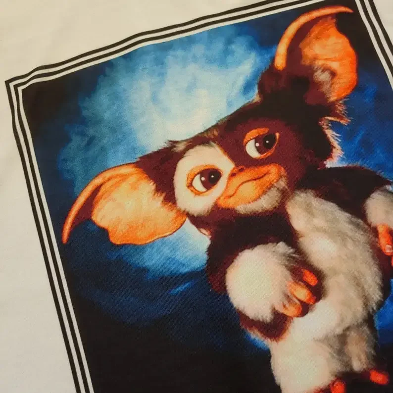 New GREMLINS T-Shirt GIZMO the MOGWAI Portrait 80s Cult Classic Movie - Pick Size Small - 2XL