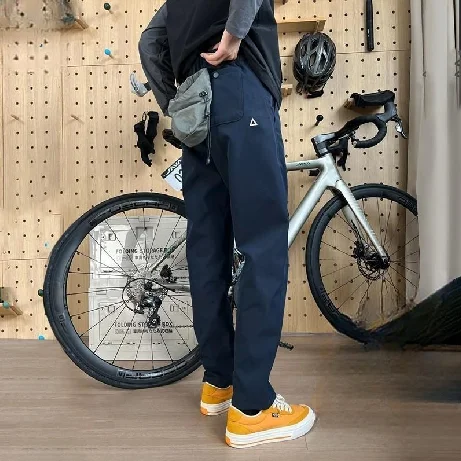 

Мужские утепленные прямые брюки на флисовой подкладке, повседневные брюки для активного отдыха, осенне-зимняя модная брендовая одежда, удобные брюки