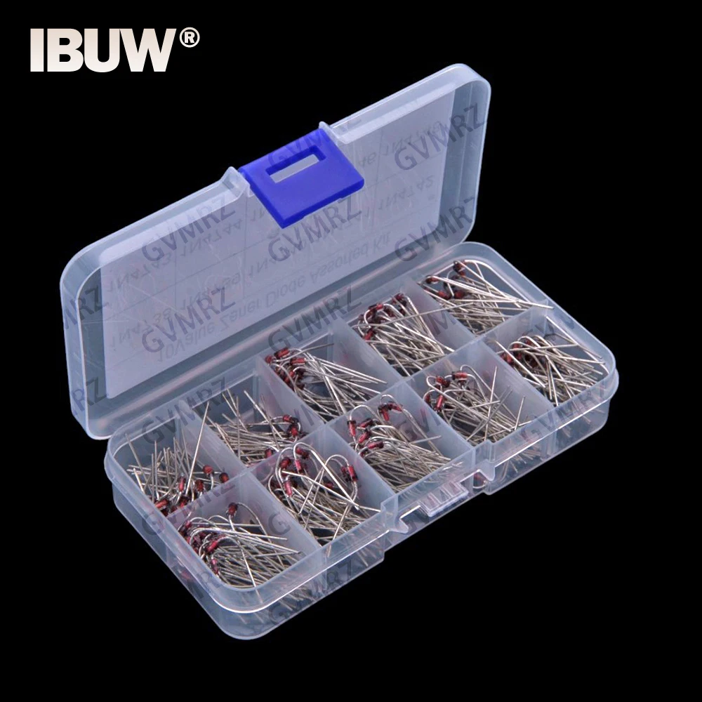 10Value 1N4738 1N4739 1N4740 Zener Diode Assorted kit 1N4741 1N4742 1N4743 1N4744 1N4745 1N4746 1N4748 Each 20PCS