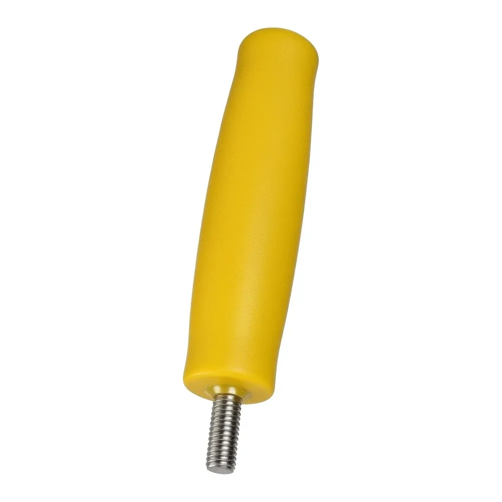 8 Pack Yellow Plastic Threaded Handle Grip Pull Knob For Gym Machine Strength Training Fitness Equipment Accessories