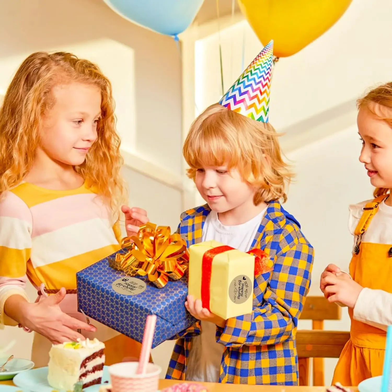 Thermoetiketten – Runde Thermodruckeretiketten, wasserfeste Thermodruckeraufkleber für Logo-Design, Preisschild, Adresse, QR-Code