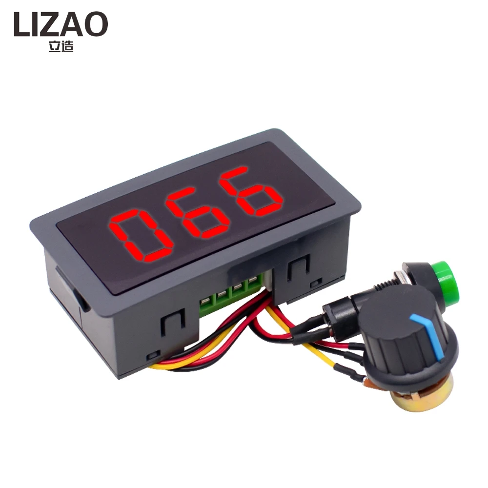 LIZAO CCM5D DC Motor Speed Regulator 6V-24V Wide Voltage 5A High Efficiency PWM Stepless Speed Control Module