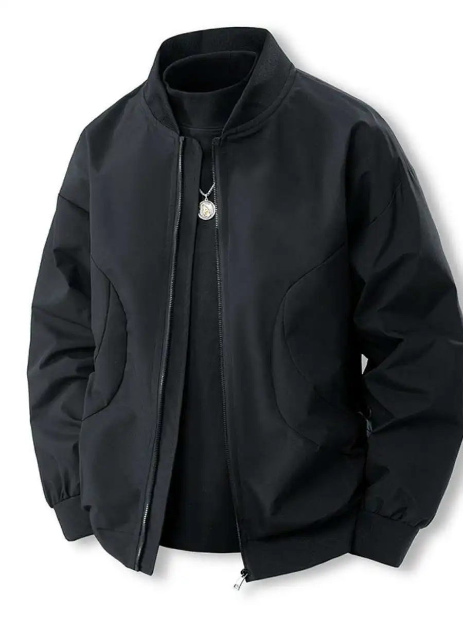 

Американская модная бейсбольная куртка, новинка весны, универсальная, в корейском стиле, легкая верхняя одежда из смесового полиэстера