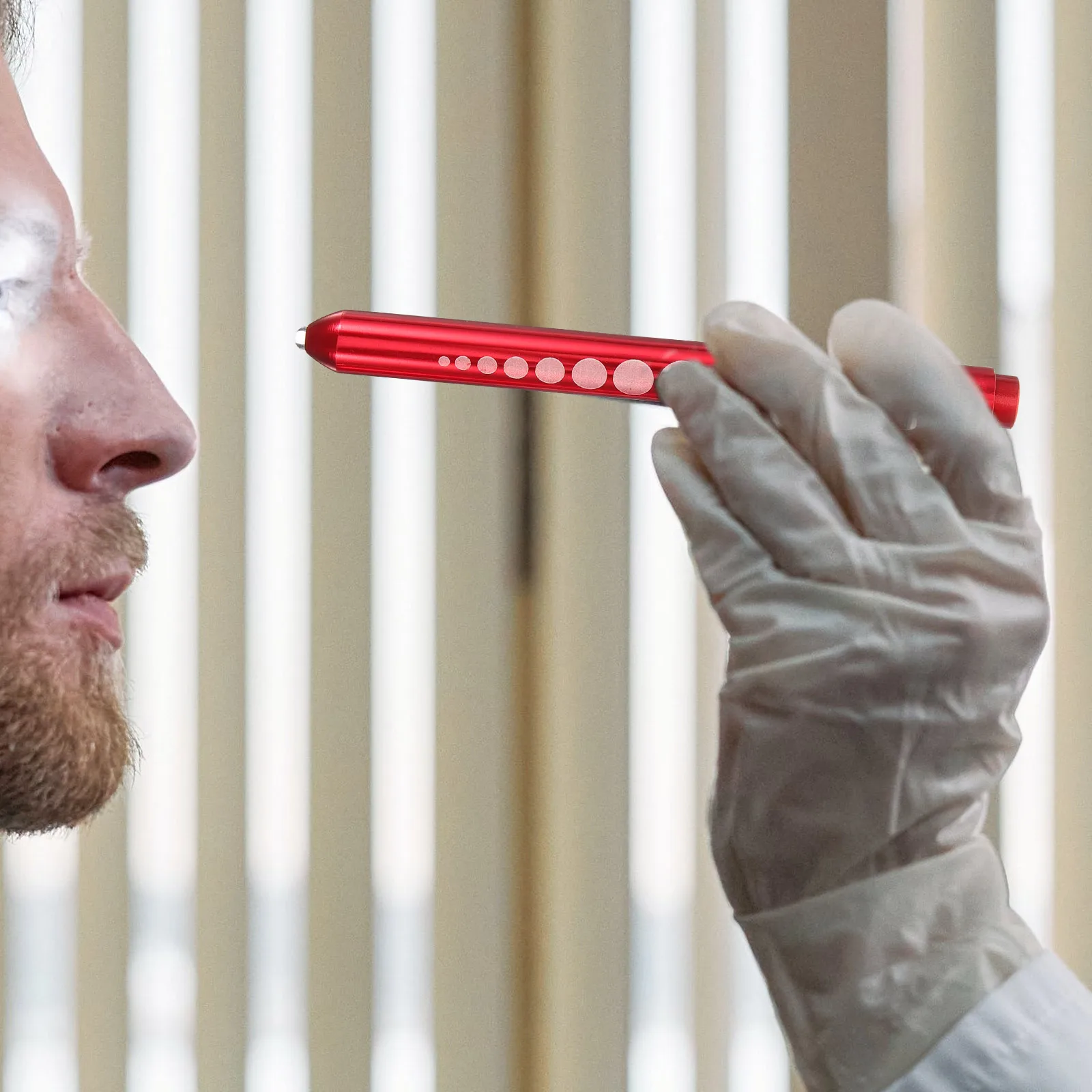 

2Pcs LED Nursing Medical Pen Light Compact Reusable with Ruler for Accurate Measurement LED Pen Light