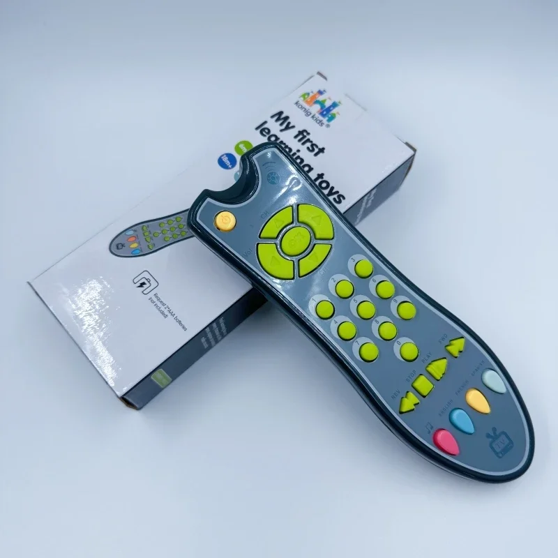 Multifunktions-Babyspielzeug, Telefonnummer, Musik, Fernbedienung, Licht, beruhigendes Design, kognitives Training, Urlaub, Weihnachtsgeschenk