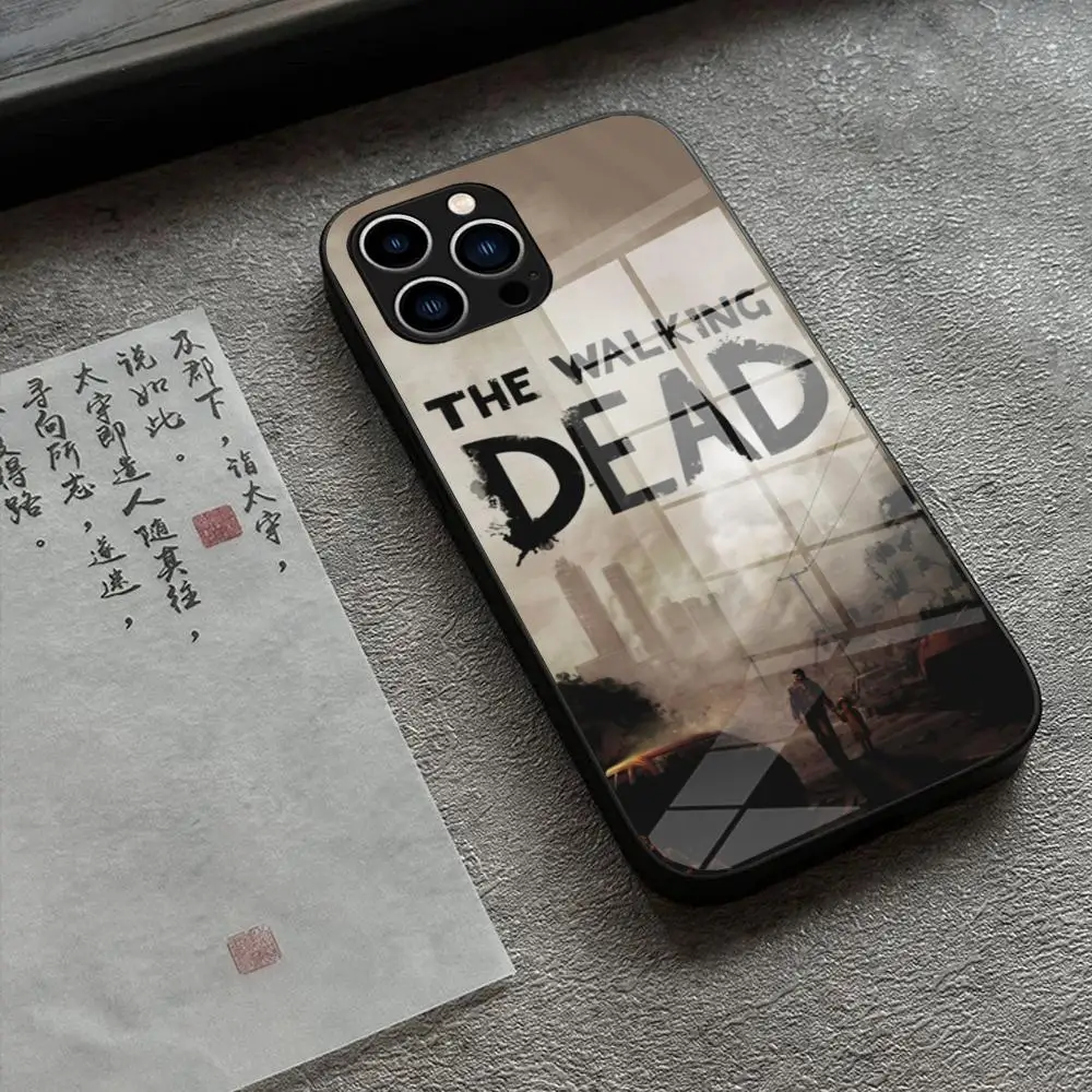 

The Walking Dead Tv Show Phone Case Tempered Glass For IPhone 16 Promax 15 14 Pro 13 12 11 plus X XS XR phone case