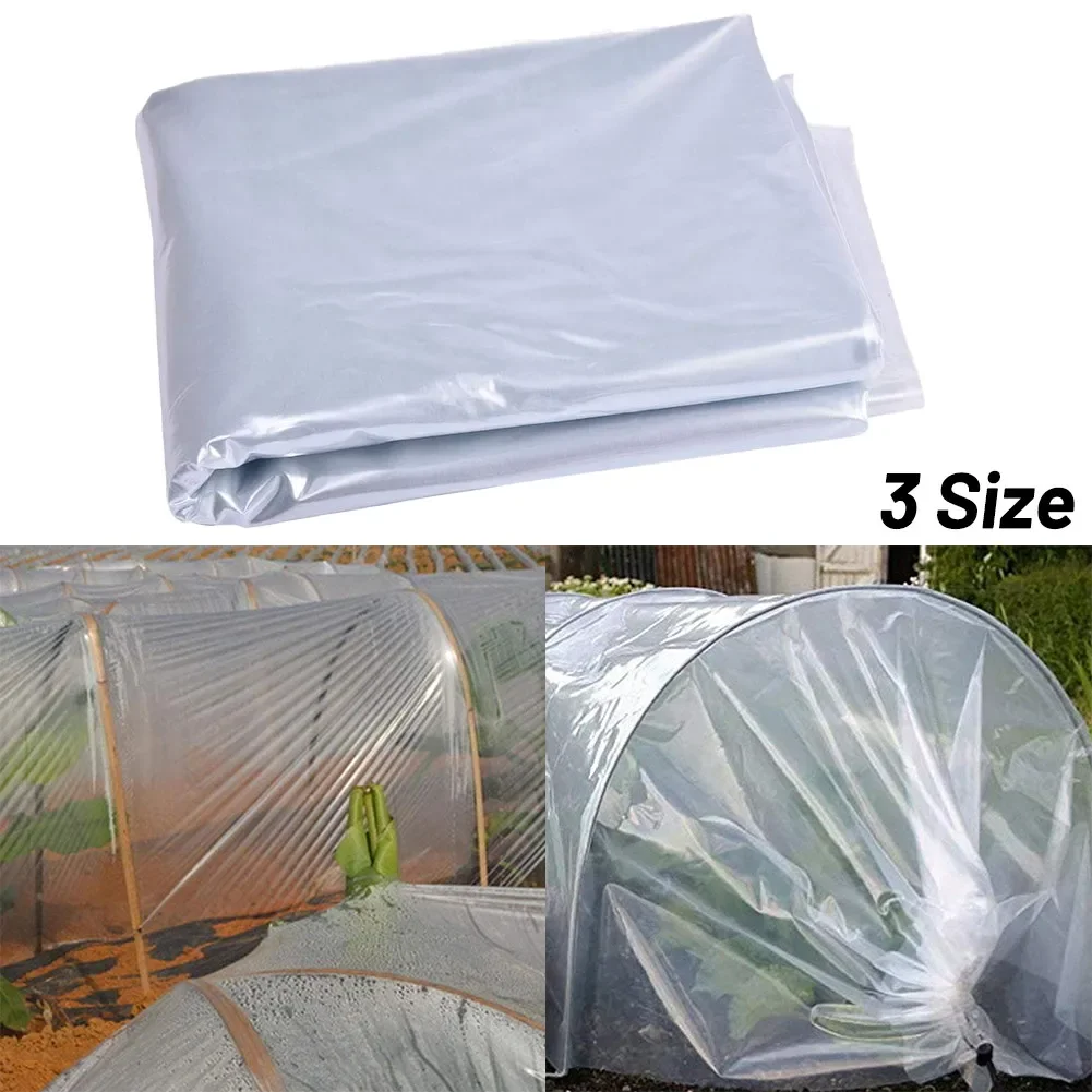 Clear Polythene Plastic Sheeting Garden DIY Material Cover For Greenhouse Culture Film Flower House Rainproof Dustproof