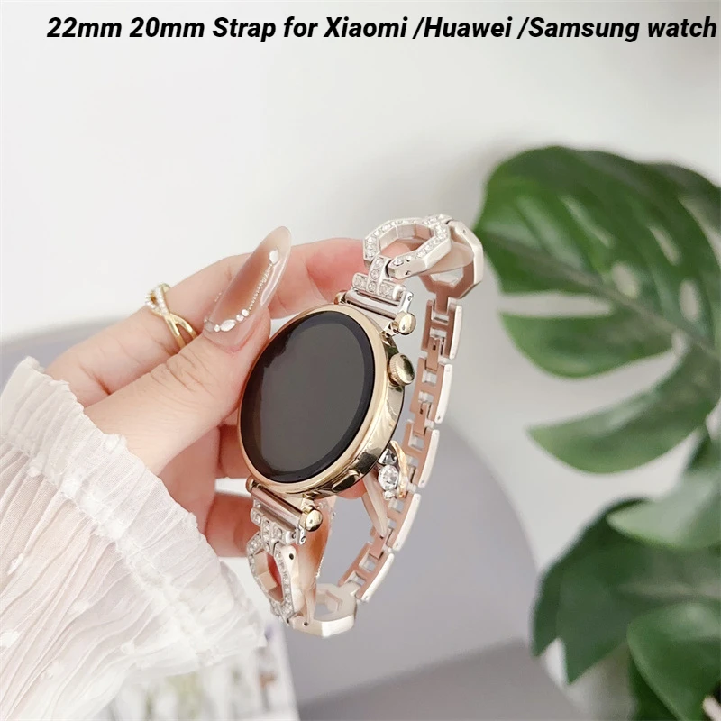 Metal Strap for Xiaomi watch S3/S2/S1 pro Stainless steel Watchband for  Huawei Watch GT4 41MM 46MM GT3 GT2 22mm 20mm Bracelet