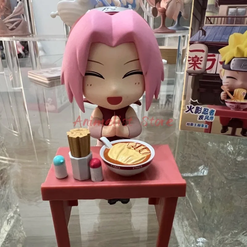 In Stock Naruto Blind Box Ramen Lamian Noodles Blind Box Original Bandai Bnfigureq Anime Figure Model Toys Christmas Gifts