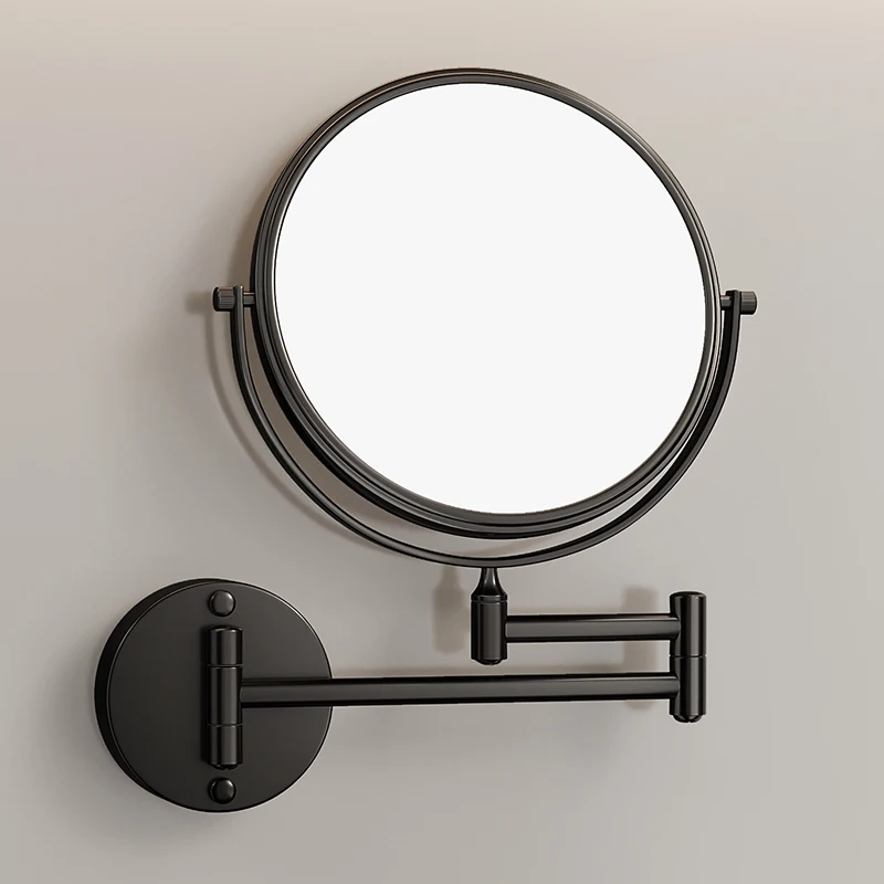 

Современные зеркала для ванны, поворотное зеркало для макияжа, противотуманные круглые зеркала, декоративное отдельно стоящее гибкое зеркало, аксессуары для ванной комнаты
