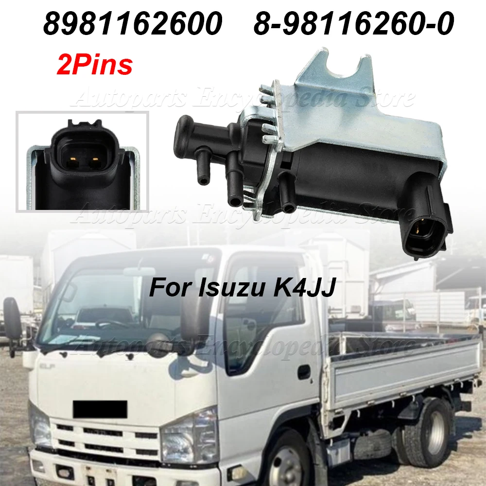 

For Isuzu K4JJ 1D-MAX Elf MU 2002-2012 Auto Parts 8981162600 New Car Pressure Converter Solenoid Valve Turbocharger 8-98116260-0
