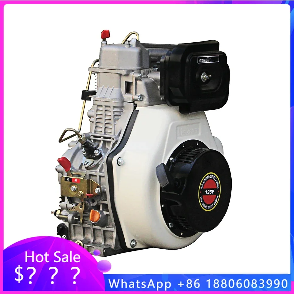 9KW 195F air cooled single cylinder die·sel engine best quality