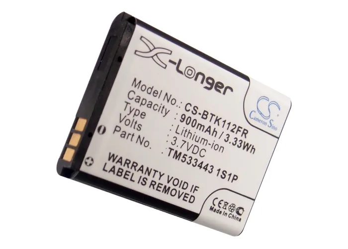 CS 900mAh  Battery For BLAUPUNKT TM533443 1S1P  Callstel TM533443 1S1P Prestigio BL-4B BT Drive Free 111  BT Drive Free 112