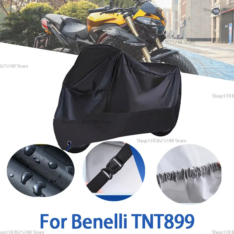 

Motorcycle Full Covers For Benelli TNT899 Car Outdoors Sun Protection Dust No Ear Thickened Oxford Clothcover Accessories
