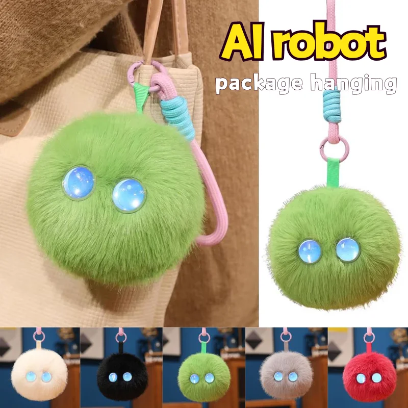 -llavero-de-peluche-suave-y-adorable-con-ojos-azules-brillantes-accesorio-para-bolsos-robot-ia-colgante-de-lunes-a-viernes
