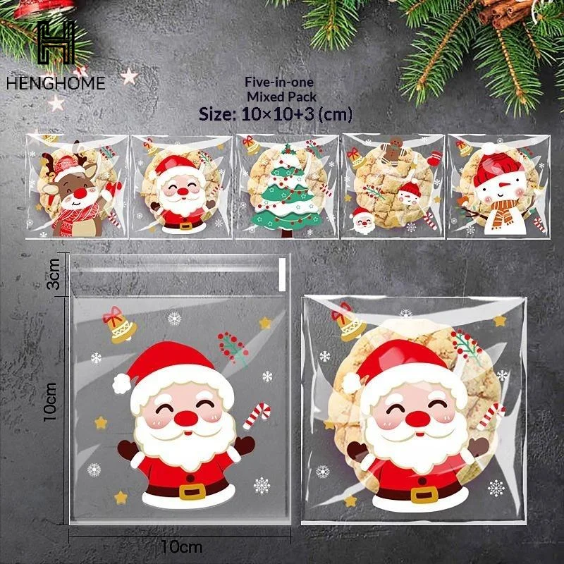 100 sacchetti autoadesivi nata - Xmas Food Snacks recensione e prezzo