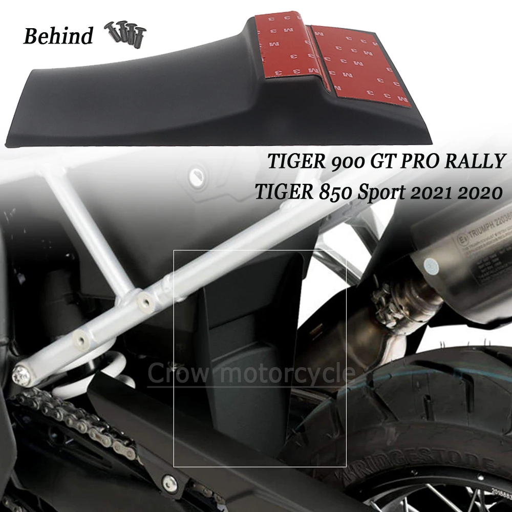 New Motorcycle Accessories Black Fender Front Mudguard/Rear Mudguard Extend Mudguard FOR Triumph Tiger 900/900 GT/900 Rally