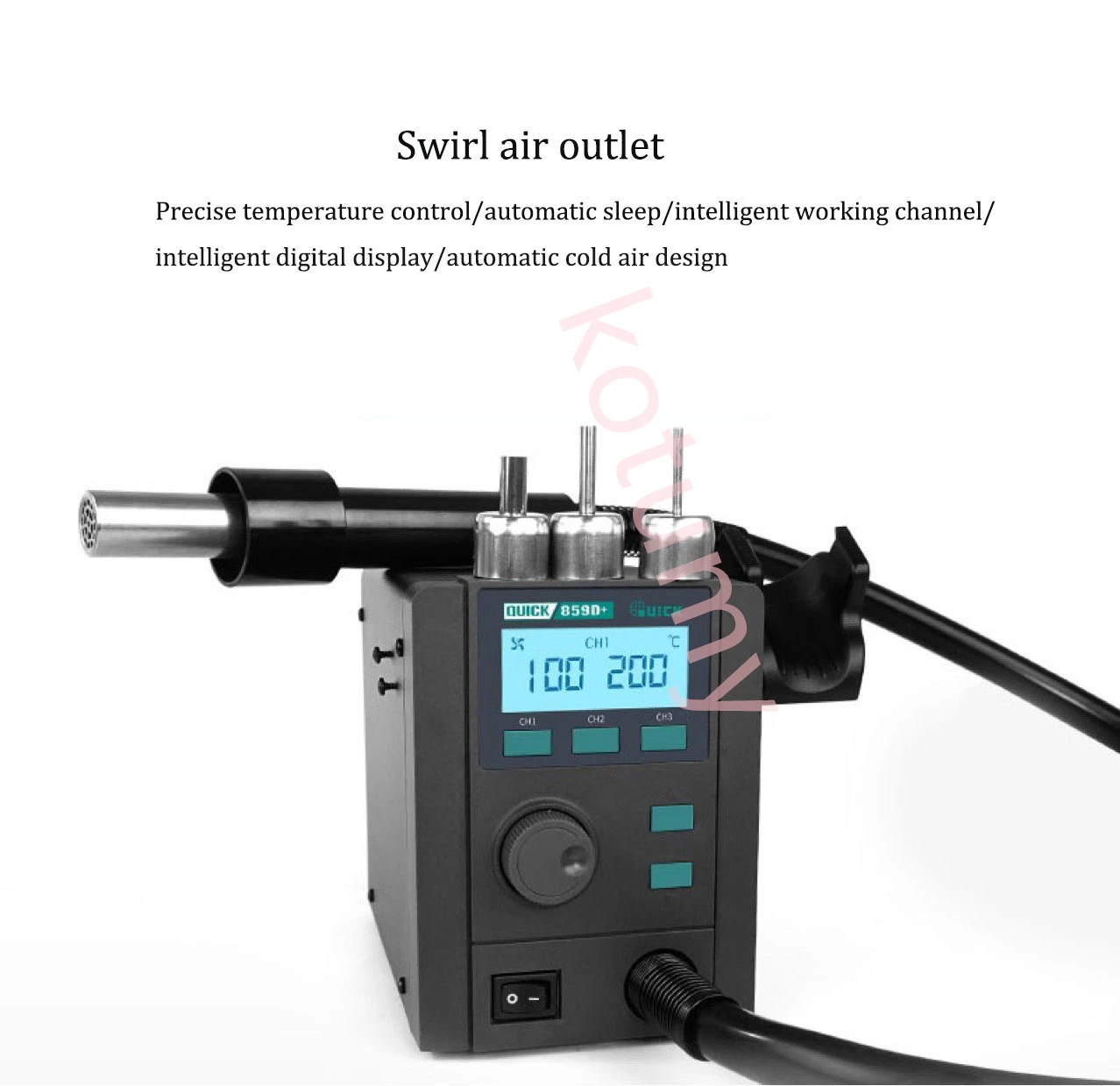 Digital Display 859D+Hot Air Gun Soldering Station Welding Station For Motherboard BGA SMD PCB IC Repair Tool