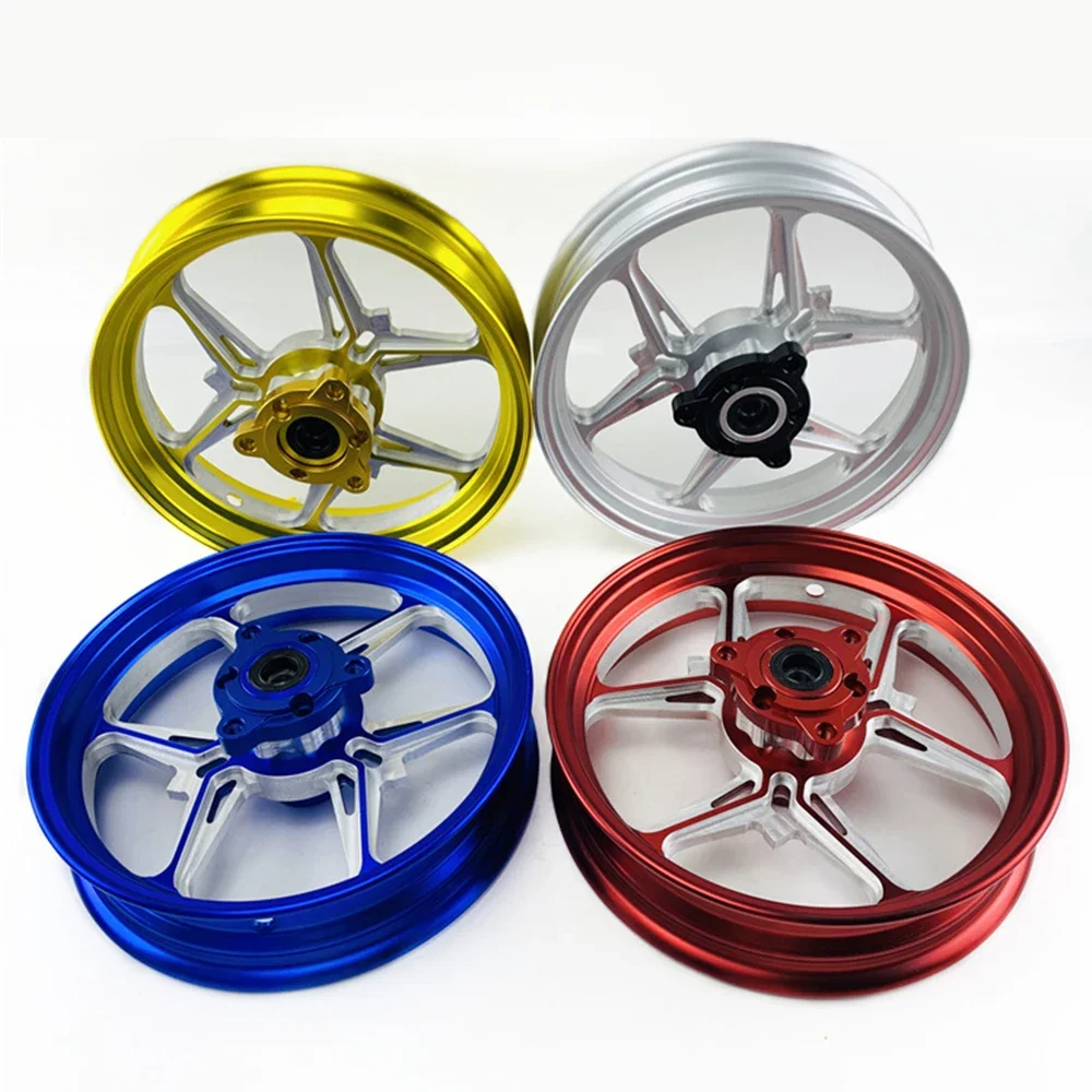 

10x2.15'' Inch Electric Motorcycle Modified Front Wheel Hub Steel Ring PDS Aluminum Alloy Wheel Rim Moto Cafe Racer Accesories