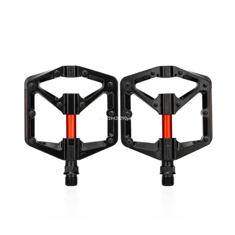 Pédales réfléchissantes vélos montagne, roulements scellés, pédales à plate-forme