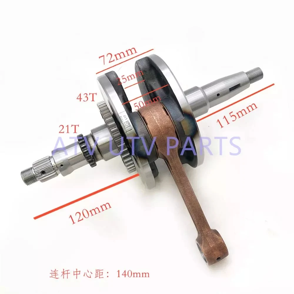 Crankshaft for Linhai 500 ATV Engine Scooter Go Kart Buggy Motorcycle Automobile Moped 35121