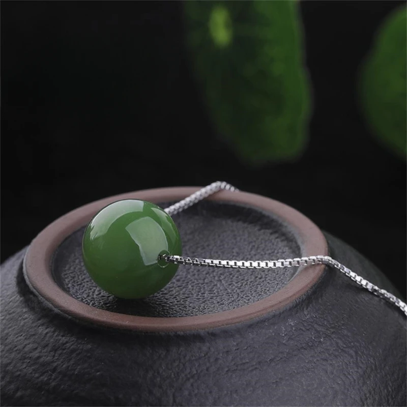 

Natural Ice Jade Passepartout Pendant Fashion Luxury Women's Accessories Amulets and Mascots Wedding Souvenir Fine Jewelry Gifts