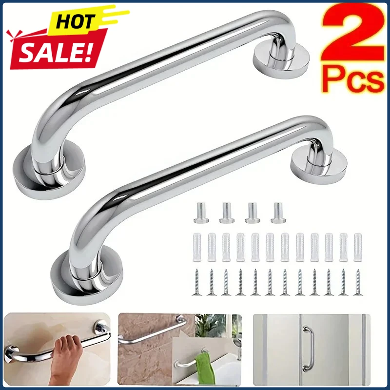 

Поручень из нержавеющей стали 304 высокого качества для ванной комнаты, туалета, душа, опорная ручка для безопасности, держатель для полотенец