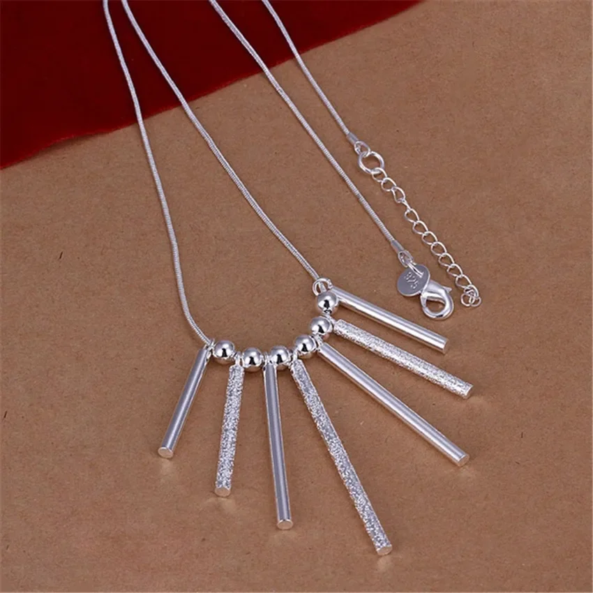 New Listing Hot Selling Silver 925 Plated Retro Charm Women Necklace Fashion Trends Jewelry Gifts