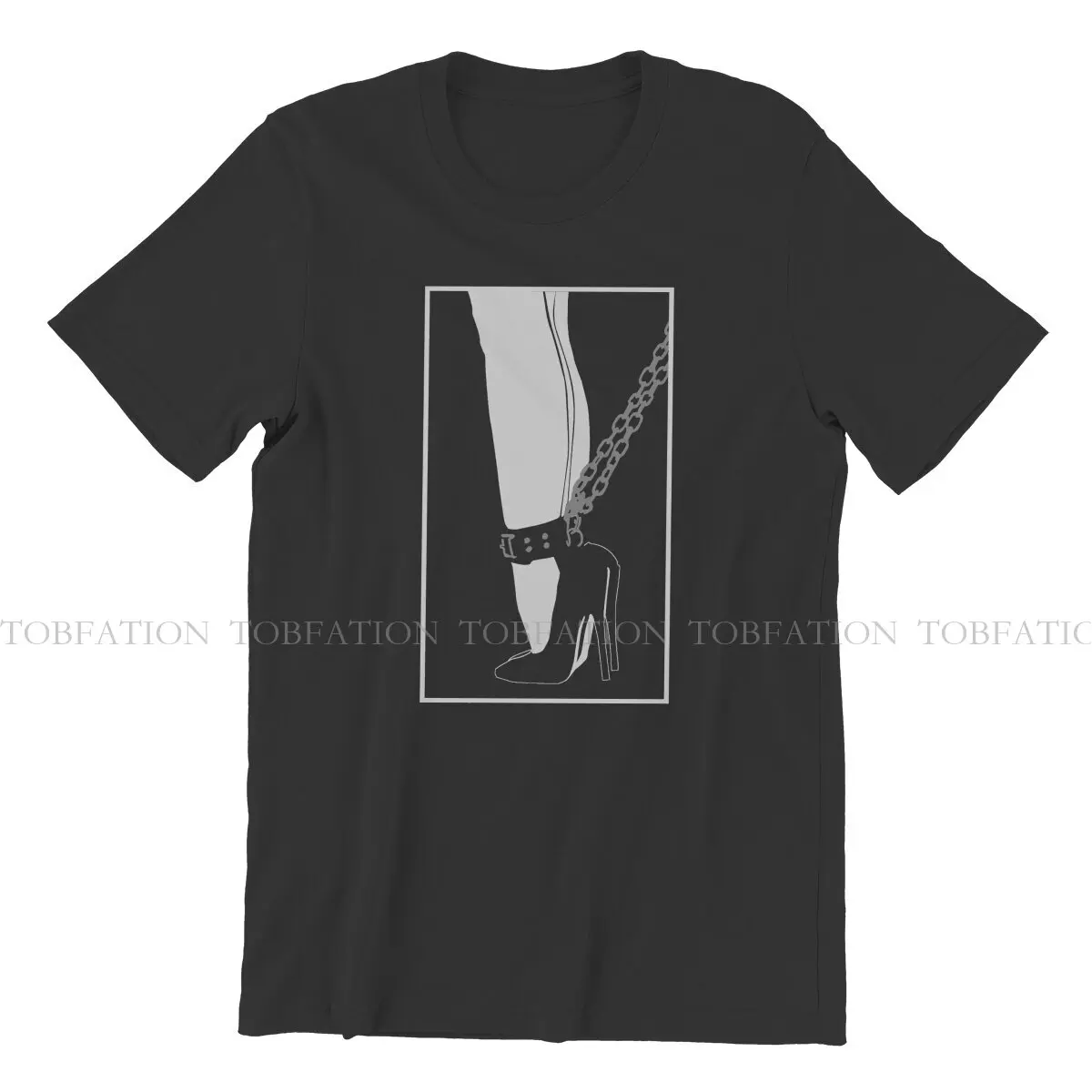 Chained Heels  Hip Hop TShirt BDSM Hentai Sexy Leisure T Shirt Summer Stuff For Men Women