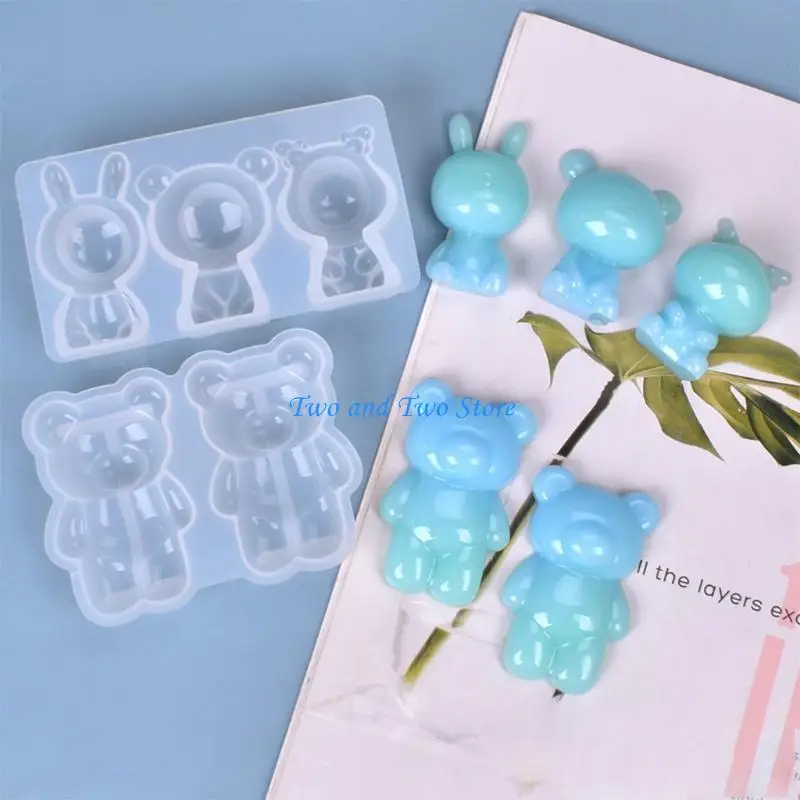 HX6F Handicrafts Soap Resin Casting Mold DIY Crafts Jewelry DIY Silicone Mold