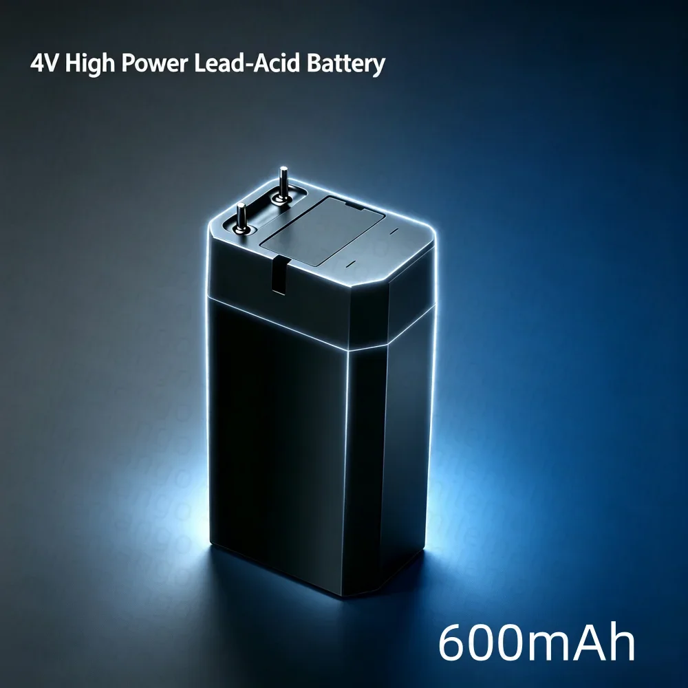 4V Lead Acid Battery 600mAh Rechargeable Storage batteries LED Lamp Headlights Flashlights Electric Mosquito Swatter
