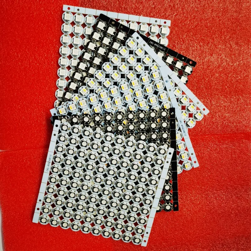 DC5V 100PCS SMD 5050 SK6812 RGBWW RGBW WS2812B RGB LED Chip Panel Individually Addressable Digital Black/White Board LED Chip