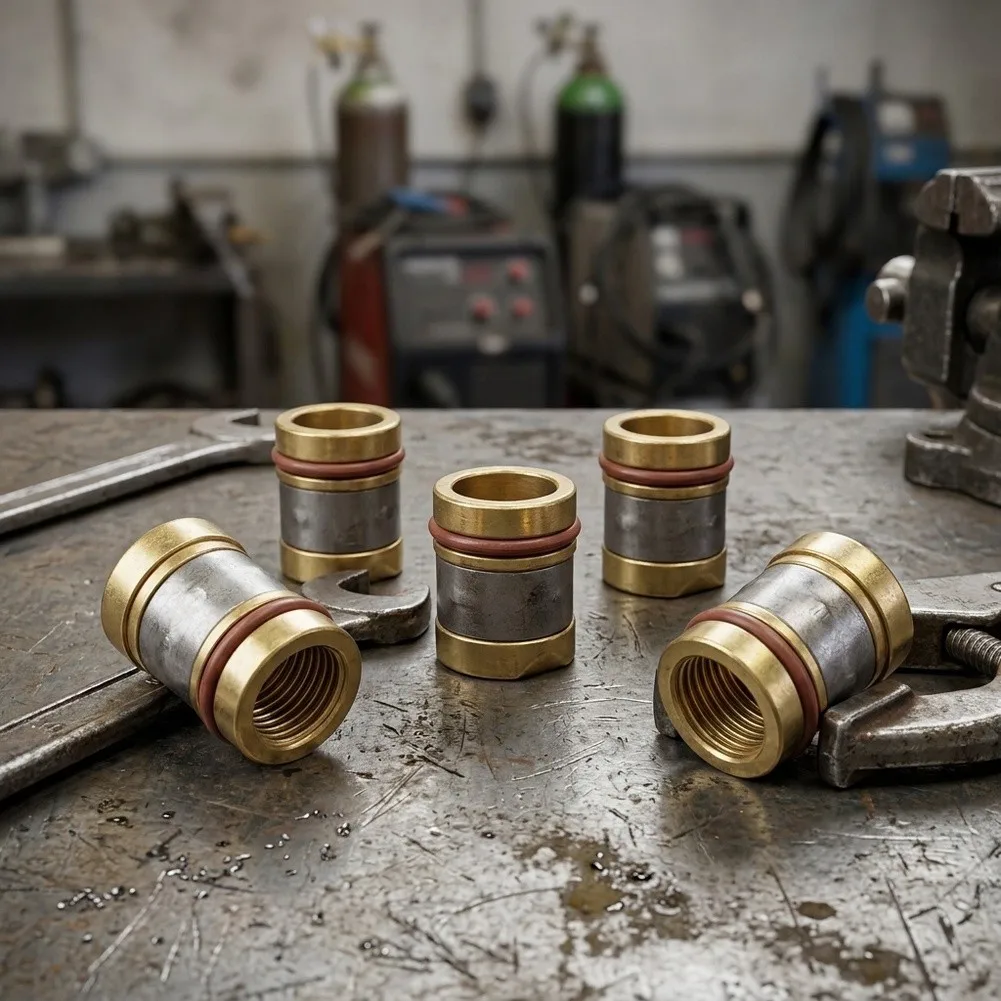 Five Pieces for mig Welding Gas Diffuser Adapter 169716 Compatible with For Miller M1015 and For Hobart Welding Tools