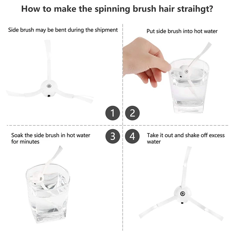 Xiaomi Mi مكنسة كهربائية روبوت ، فرشاة رئيسية ، فلتر Hepa ، فرشاة جانبية ، قماش ممسحة ، مجموعة غطاء ، 2 Roborock S50 ، أجزاء S51