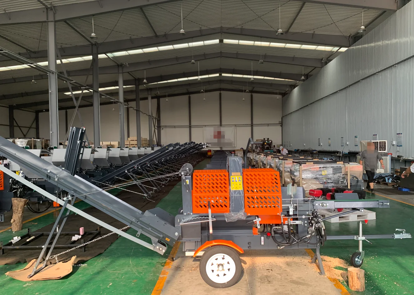 

Commercial Electric Engine Log Splitter Hydraulic Firewood Processor Wood Log Cutter